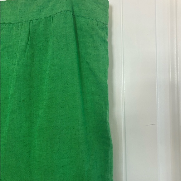Sim & Sam Kelly Green Sleeveless Rayon Linen Lagenlook Midi Maxi Dress Size S - Picture 4 of 4